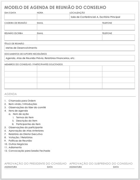 Mais De Modelos Gratuitos De Pauta De Reuni O Para O Microsoft Word