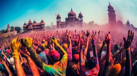 Premium Photo | Holi celebration in Nepal or India