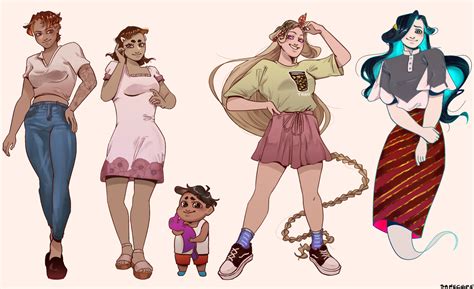 Artstation Character Designs For A Webtoon Story