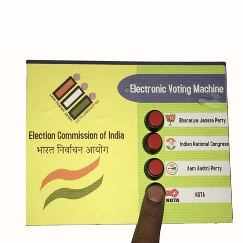 Electronic Voting Machine Evm With Separated Switch Panel Project Hub