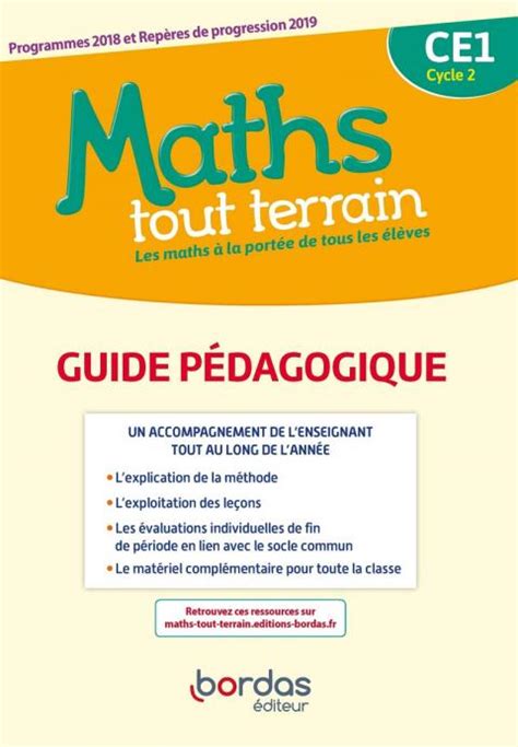 Maths Tout Terrain Ce Fichier De L L Ve Ed Bordas Diteur