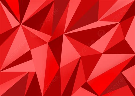 Red Triangle Pattern Wallpaper