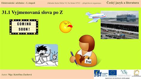 PPT 31 1 Vyjmenovaná slova po Z PowerPoint Presentation free