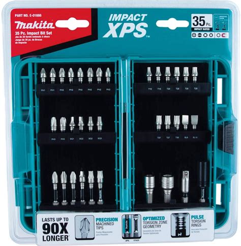 35 Piece Makita Impact Xps Bit Set