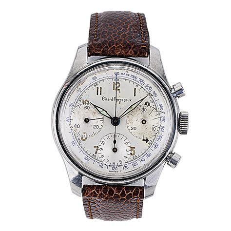 Vintage S Girard Perregaux Chronograph New York Jewelers Chicago