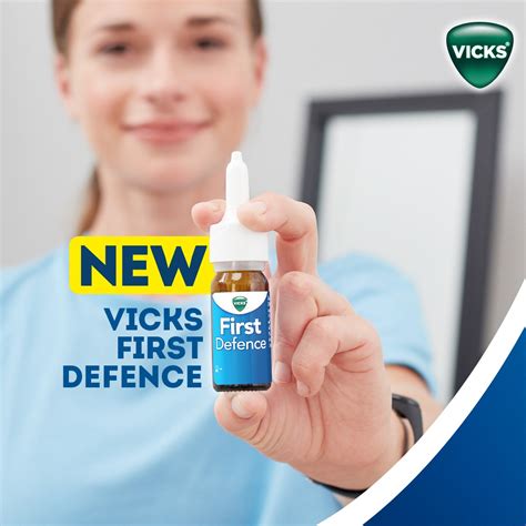 Vicks First Defence Helps Stops A Cold In Its Tracks Off