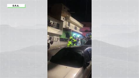 Cuatro policías heridos en asonada en Bello Teleantioquia Noticias