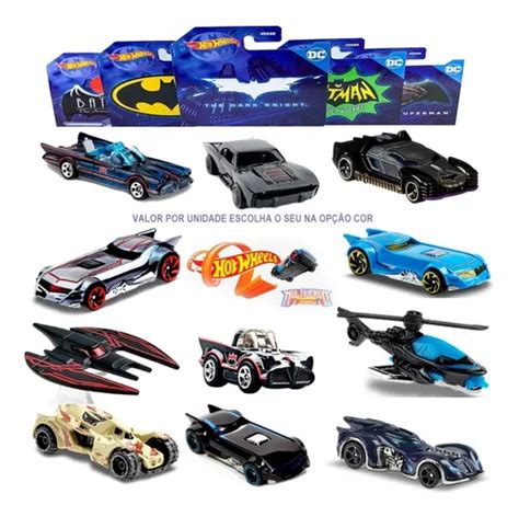 Carrinho Hot Wheels Carros E Naves Da Serie Batman Escorrega o Preço