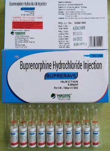 Buprenorphine Hydrochloride Injection For Clinical At 18 In Sagar