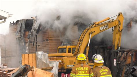 Barn fire west of Edmonton causes $4M in damage | CTV News