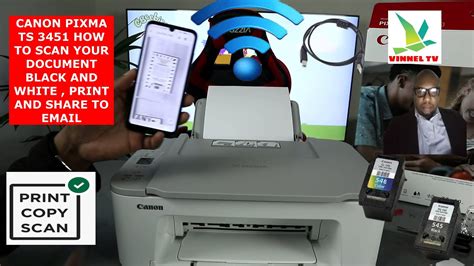 Canon Pixma Ts How To Scan Your Document Black And White Print