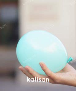 5 12 50 cm Mini Deniz Yeşili Standart Balon Kalisan Balon