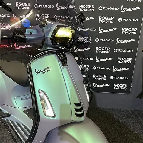 Vespa Sprint T V Euro Km H Moustache Opaco Aqua