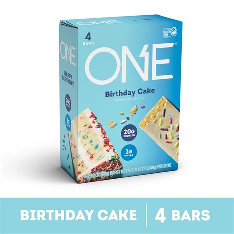 One Protein Bar Birthday Cake G Protein Count Walmart