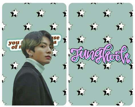 Jungkook Photocard Template Printable And Enjoyable Learning