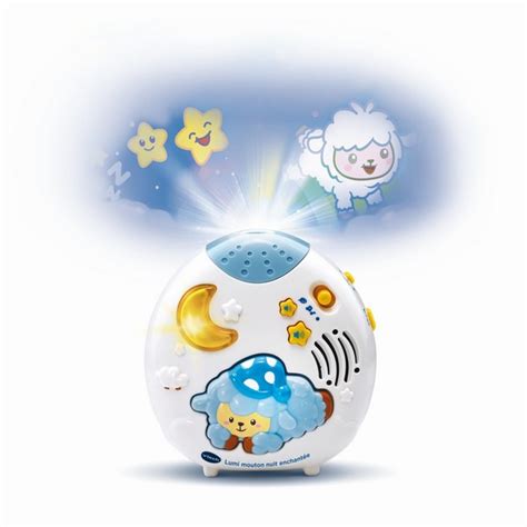 Veilleuse Vtech Lumi Mouton Nuit Enchant E Bleu Univers Poussette