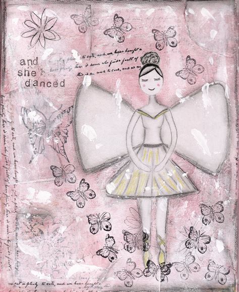 Artsy Butterfly Angel Ballerina Is Painted And She Sold