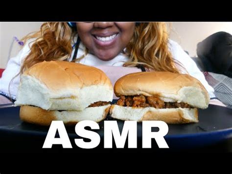 Asmr Sloppy Joes Eating Sounds Mukbang Virgoqueenasmr Youtube