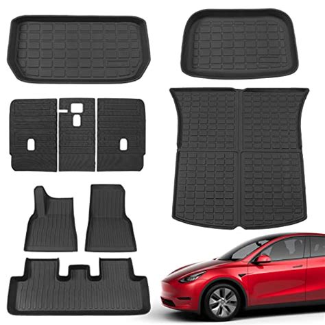 Xipoo Fit Tesla Model Y Frunk Mat Trunk Liner Floor Mats Tpe Cargo Mat