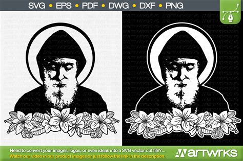 Saint Charbel San Charbel Religious Svg By Artworks Svg