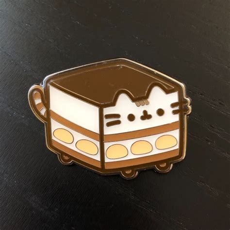 Pusheen Sweets 2022 Collectible Blind Enamel Pin Tiramisu New