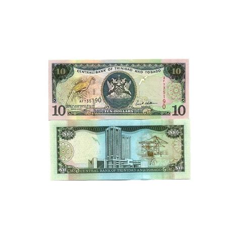 Collection Of Banknote Trinidad Tobago Pick Number Dollar