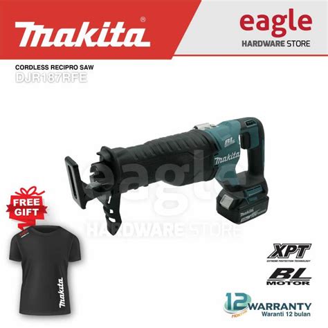 Makita DJR187RFE 18V Brushless Cordless Recipro Saw DJR187 Lazada