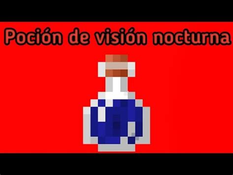 Como Hacer Poci N De Visi N Nocturna En Minecraft Bedrock Youtube