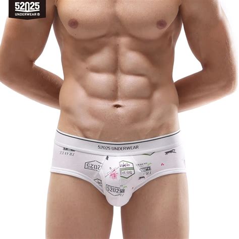 Men Underwear Briefs Original Print Soft Comfortable Cotton Modal