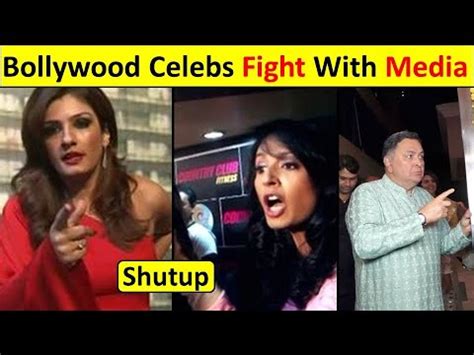 6 Bollywood Celebrities UGLY FIGHTS With Media Shahrukh Khan Raveena