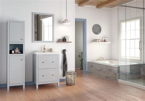 Meuble De Salle De Bains Simple Vasque L 60 X H 60 X P 45 Cm Gris Charm Leroy Merlin