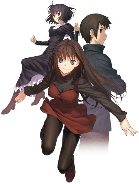 Aozaki Aoko Kuonji Alice And Shizuki Soujuurou Mahou Tsukai No Yoru