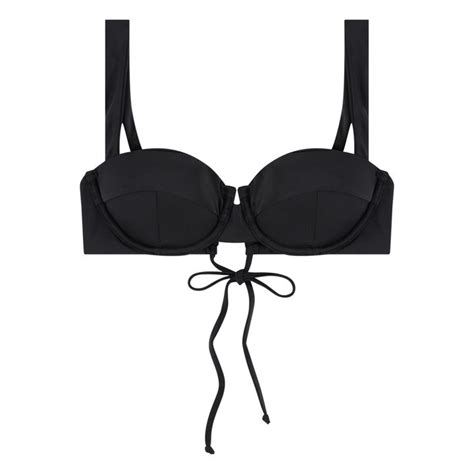 Aya Label Clio Bikini Top Black Smallable