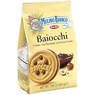 Buy Mulino Bianco Baiocchi Shortbread Sandwich Cookies With Chocolate