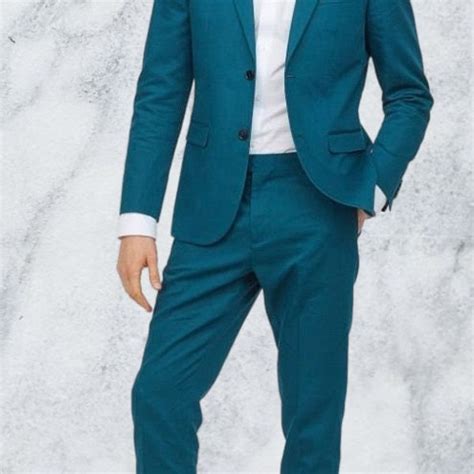 Teal Wedding Suit Etsy