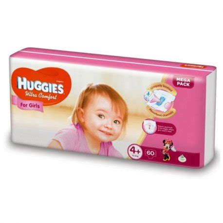 Huggies Ultra Comfort Mega Girl Nr 4 10 16 Kg 60 Bucati