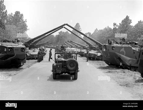 Secretary Of Defense Caspar W Weinberger Is Taken By Jeep To Inspect