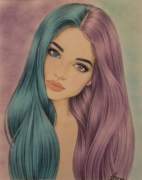 Pin By Leydi Bautista Urbina On Anatomis Girl Hair Drawing How To