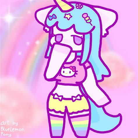 Unicorn Sanrio Girl By Sussypony On Deviantart