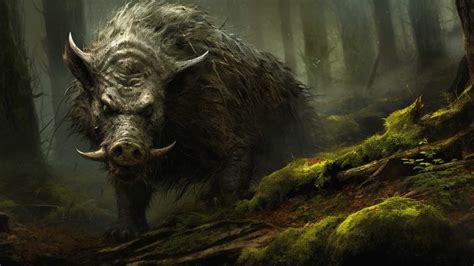 Gullinbursti: Freyr’s Golden Boar of Norse Mythology - Viking Style