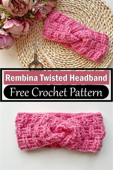 20 Crochet Twisted Headband Patterns