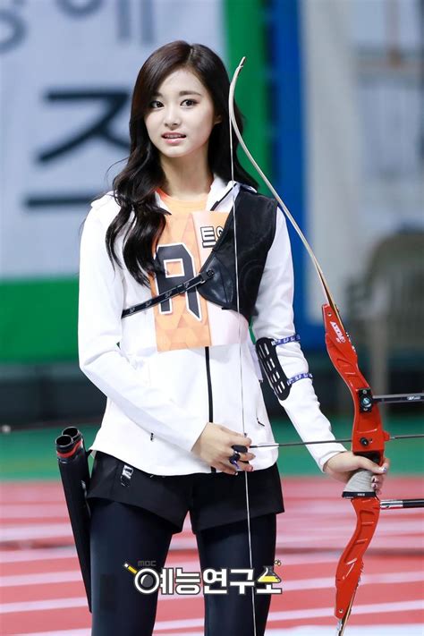 Asian Woman Asian Girl Archery Girl Womens Archery Sport Editorial