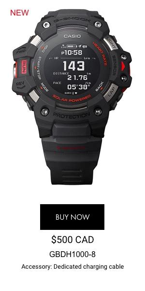 G Shock Move Gbdh1000 Heart Rate Monitor G Shock Canada