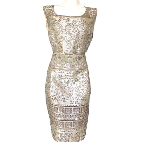 Addy Van Den Krommenacker Brocade Dress Addystore