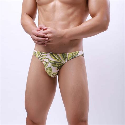 LSLJS Mens Bikini Swimwear Men S Sexy Low Rise Thong Swim Briefs Drawstring Sport Swimsuit