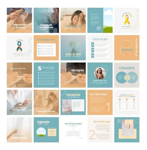 Pack Canva Psicologia Psic Loga Artes Edit Veis Parcelamento