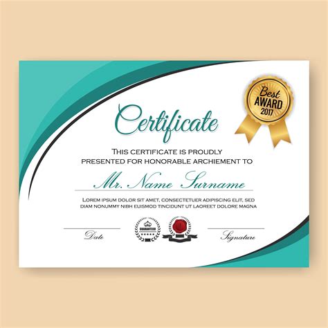 Certificate Border Free Vector Art 4940 Free Downloads