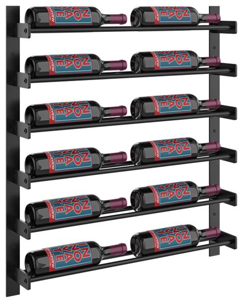 Evolution Wine Wall C Industrial Styled Wall Mounted Metal Wine