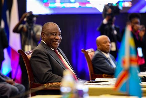 Sa President Ramaphosa Arrives In Windhoek For Sadc Troika Summit The