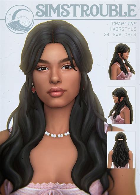 Get More From Simstrouble On Patreon Sims Hair The Sims 4 Packs